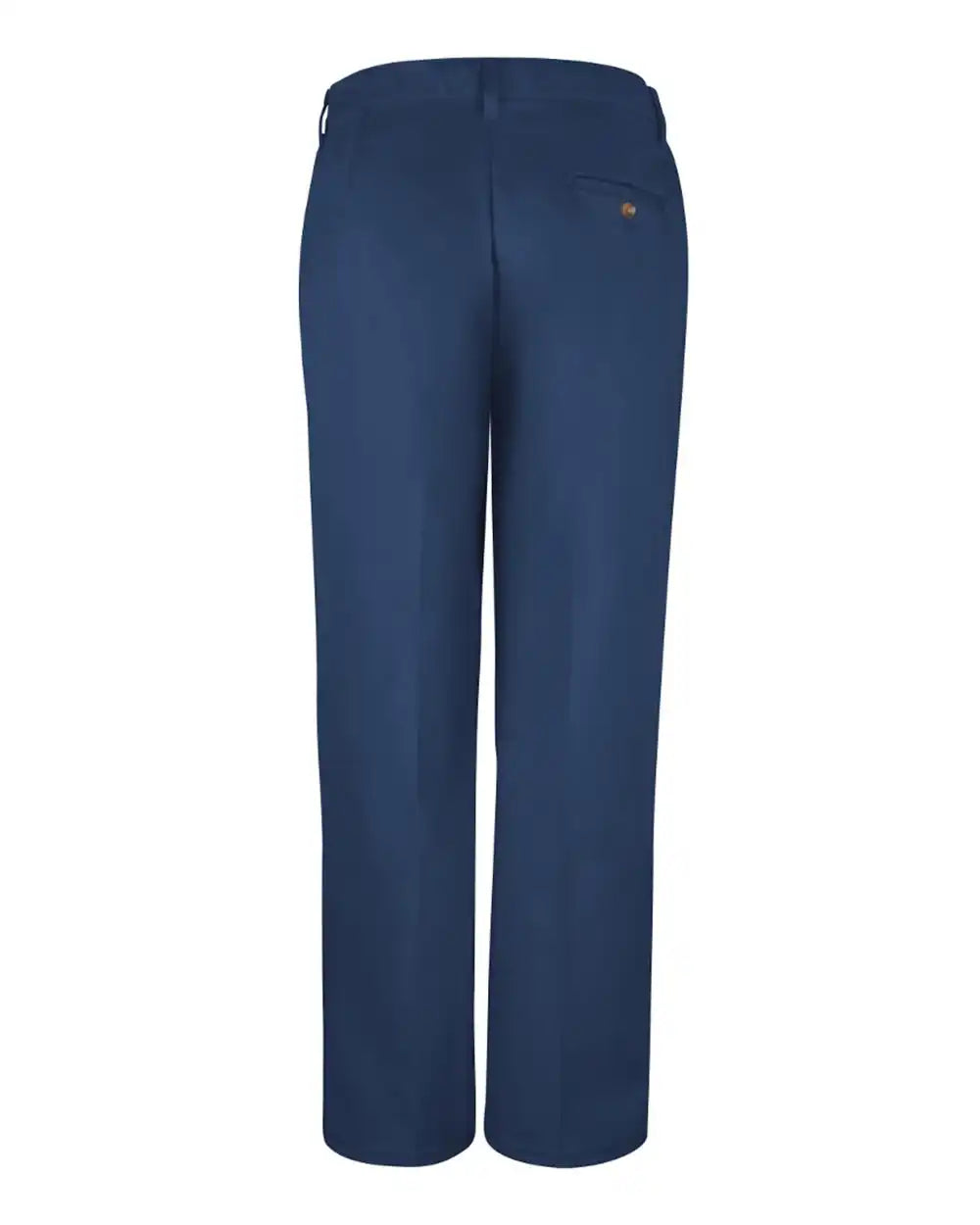 Red Kap Pc45 Women’s Plain Front Cotton Pants - Navy - Unhemmed - 4