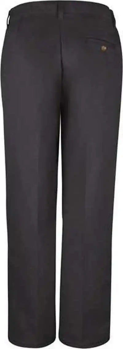 Red Kap Pc45ext Women’s Plain Front Cotton Pants Additional Sizes - Black - Unhemmed
