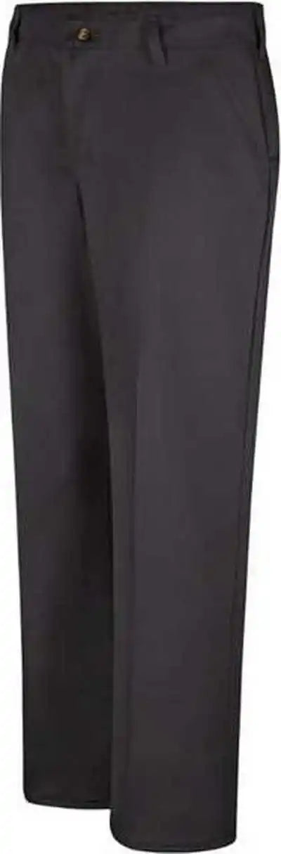 Red Kap Pc45ext Women’s Plain Front Cotton Pants Additional Sizes - Black - Unhemmed