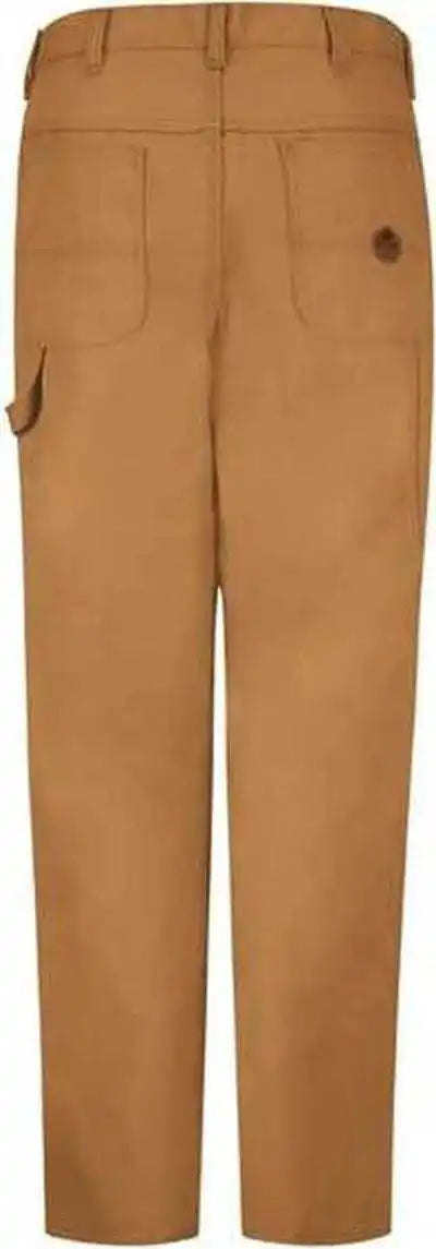 Red Kap Pd30ext Duck Dungaree Pants - Extended Sizes - Brown - Unhemmed