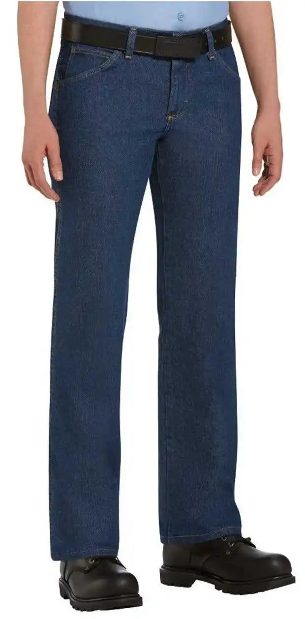 Red Kap Pd63 Women’s Straight Fit Jeans - Prewashed Indigo - 24i