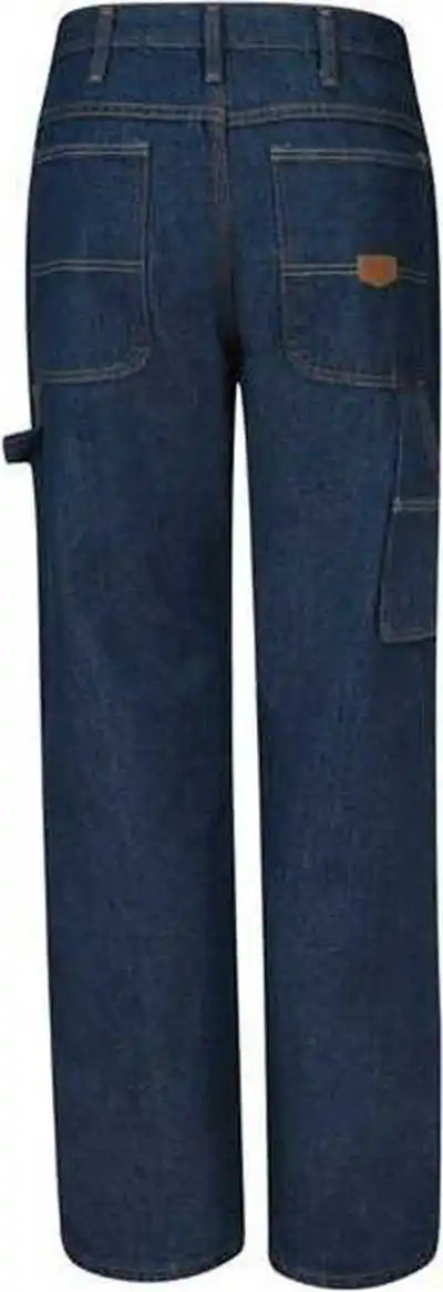 Red Kap Pd80 Loose Fit Dungaree Prewashed Indigo Unhemmed