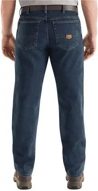 Red Kap Pd90 Dura-kap Flex Work Jeans - Medium Wash - 34i