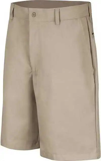Red Kap Pt26 Plain Front Shorts Tan