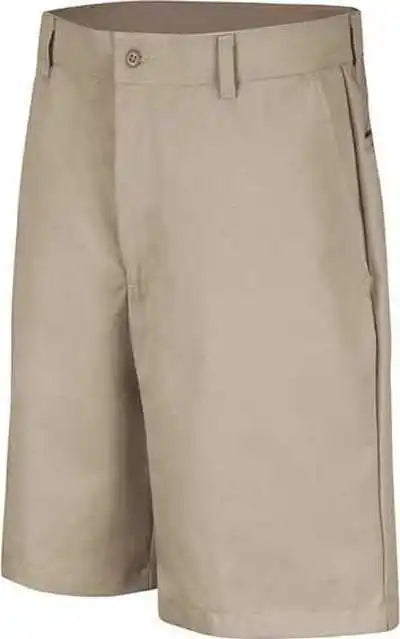 Red Kap Pt26odd Plain Front Shorts Odd Sizes Tan