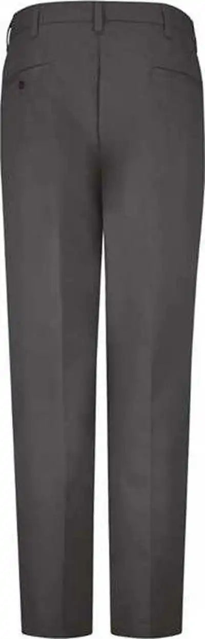 Red Kap Pt38 Pleated Twill Slacks Charcoal Unhemmed