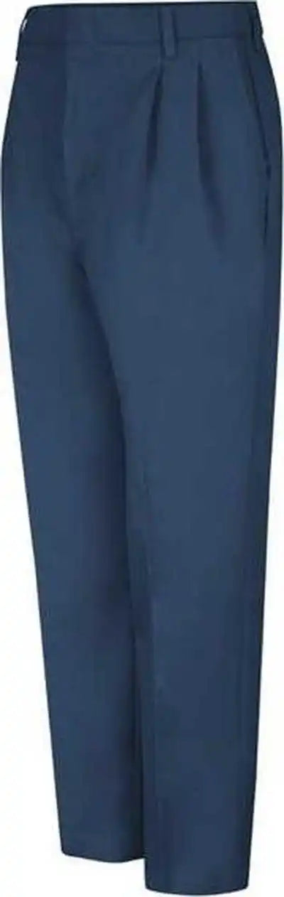 Red Kap Pt38 Pleated Twill Slacks Navy 32i