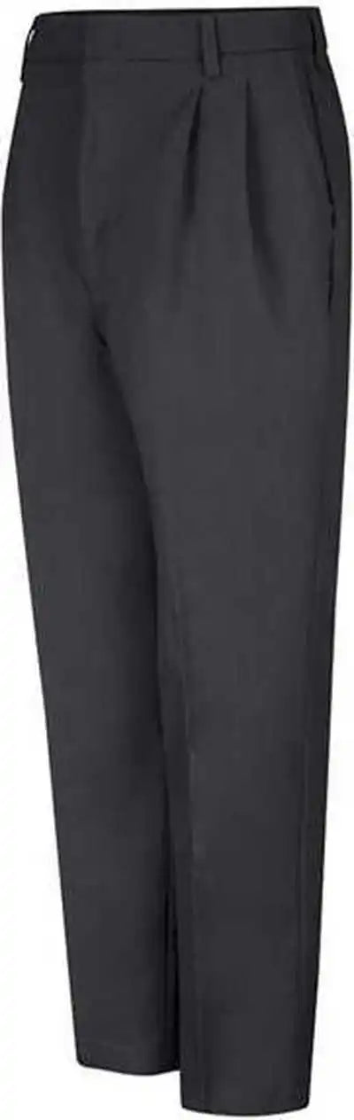 Red Kap Pt38odd Pleated Twill Slacks - Odd & Extended Sizes - Black - Unhemmed