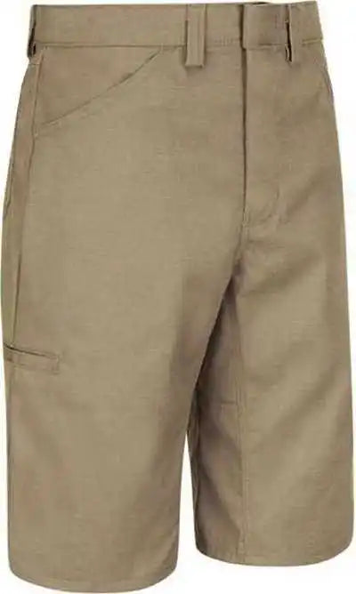 Red Kap Pt4l Lightweight Crew Shorts Khaki
