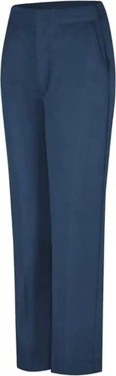 Red Kap Pt59 Women’s Half Elastic Work Pants Navy Unhemmed