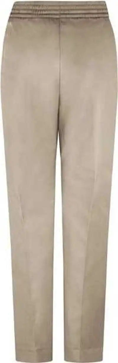 Red Kap Pt59 Women’s Half-elastic Work Pants - Tan - Unhemmed