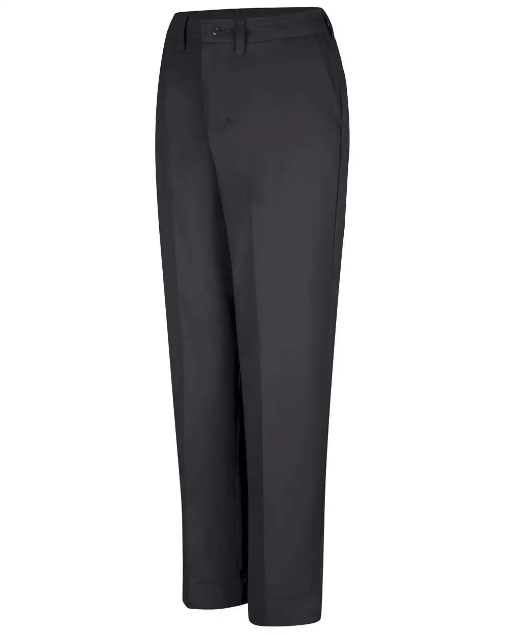 Red Kap Pt61ext Women’s Elastic Insert Work Pants - Extended Sizes - Black - Unhemmed - 24
