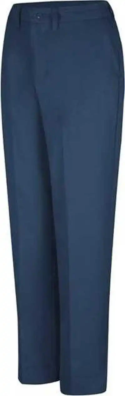 Red Kap Pt61ext Women’s Elastic Insert Work Pants - Extended Sizes - Navy - Unhemmed