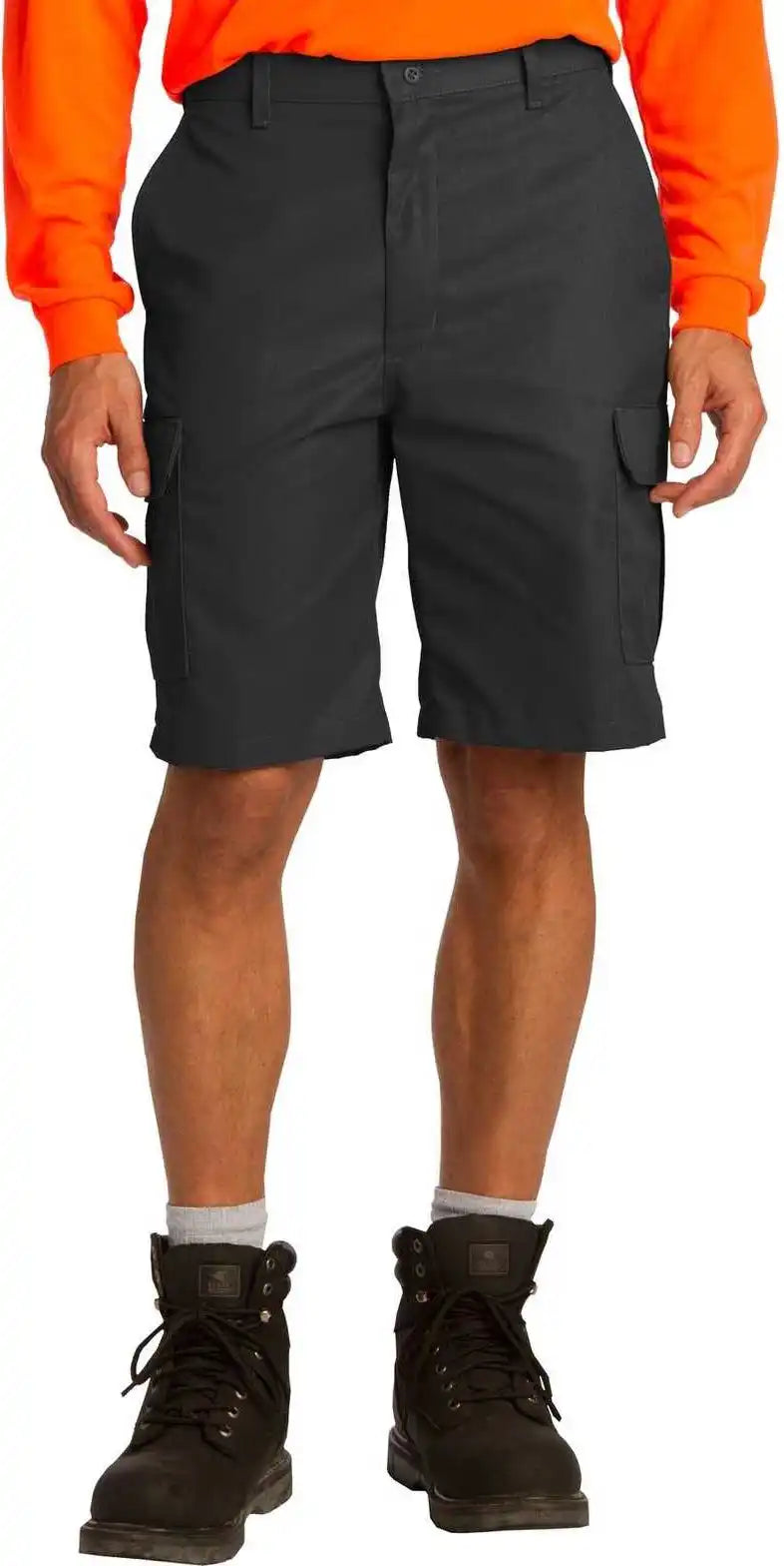 Red Kap Pt66 Industrial Cargo Short - Black