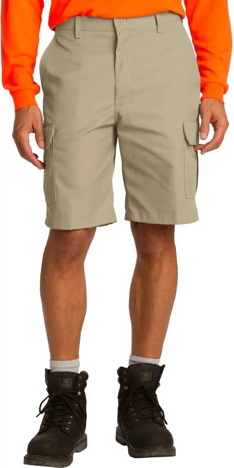 Red Kap Pt66 Industrial Cargo Short - Khaki