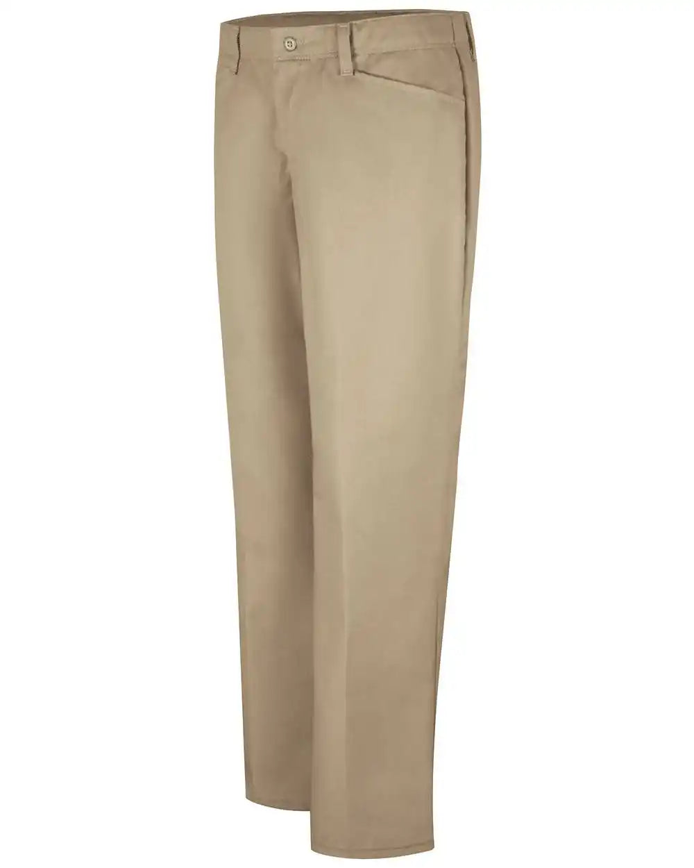 Red Kap Pz33 Women’s Work n Motion Pants - Khaki - Unhemmed - 2
