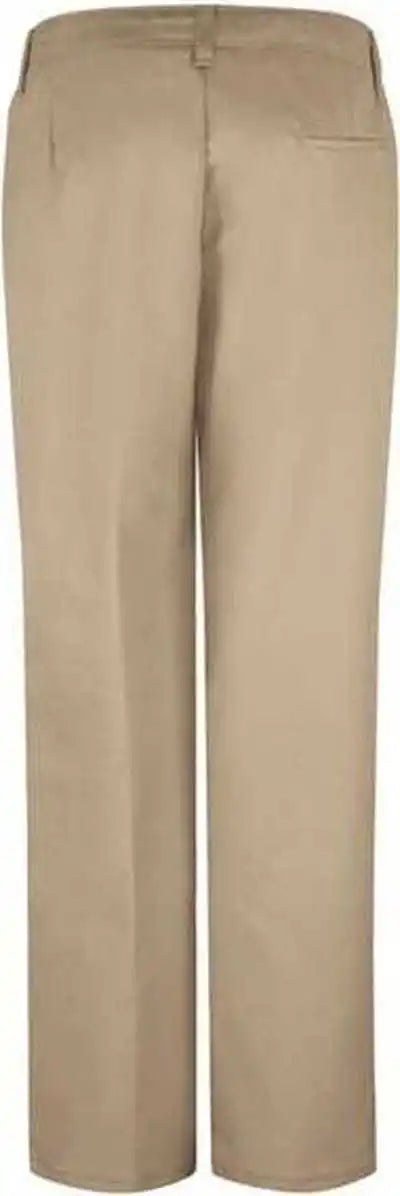 Red Kap Pz33 Women’s Work n Motion Pants Khaki Unhemmed