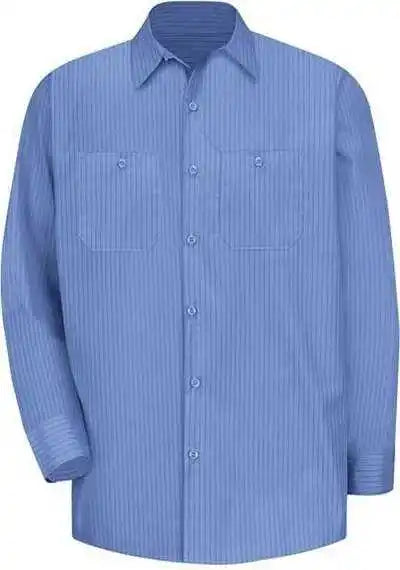 Red Kap Sb12 Long Sleeve Broadcloth - Bs-petrol Blue Navy