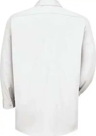Red Kap Sc16 Long Sleeve Specialized Cotton Work Shirt White