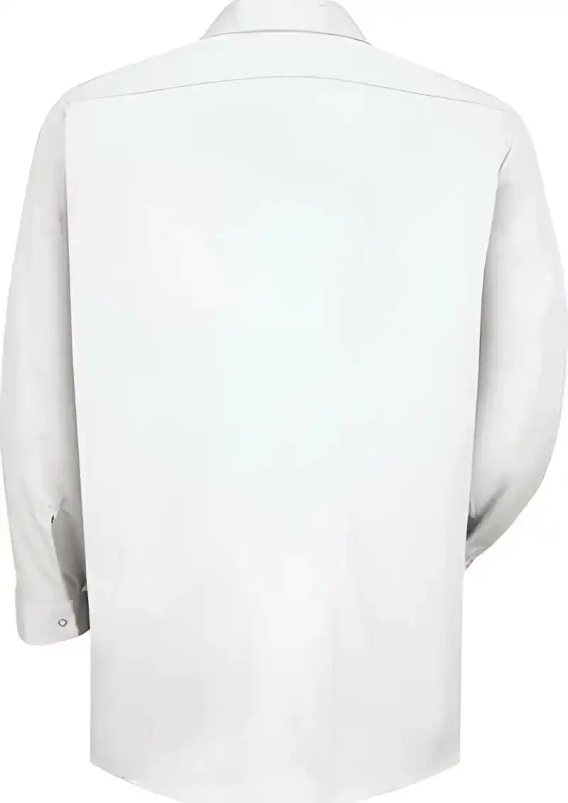 Red Kap Sc16l Long Sleeve Specialized Cotton Work Shirt Sizes White