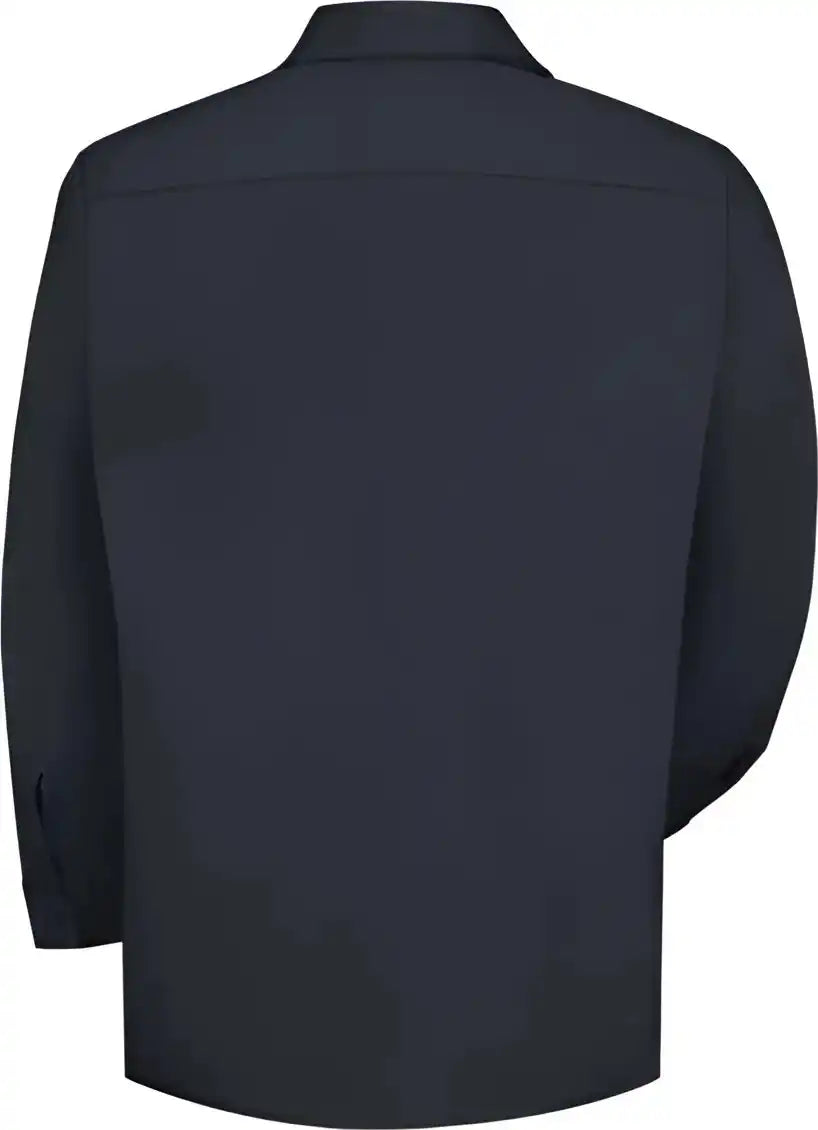 Red Kap Sc30 Cotton Long Sleeve Uniform Shirt Dark Navy