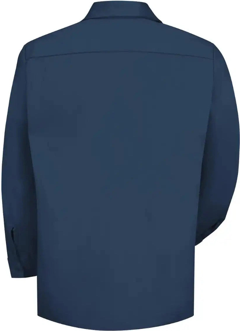 Red Kap Sc30 Cotton Long Sleeve Uniform Shirt - Navy - s
