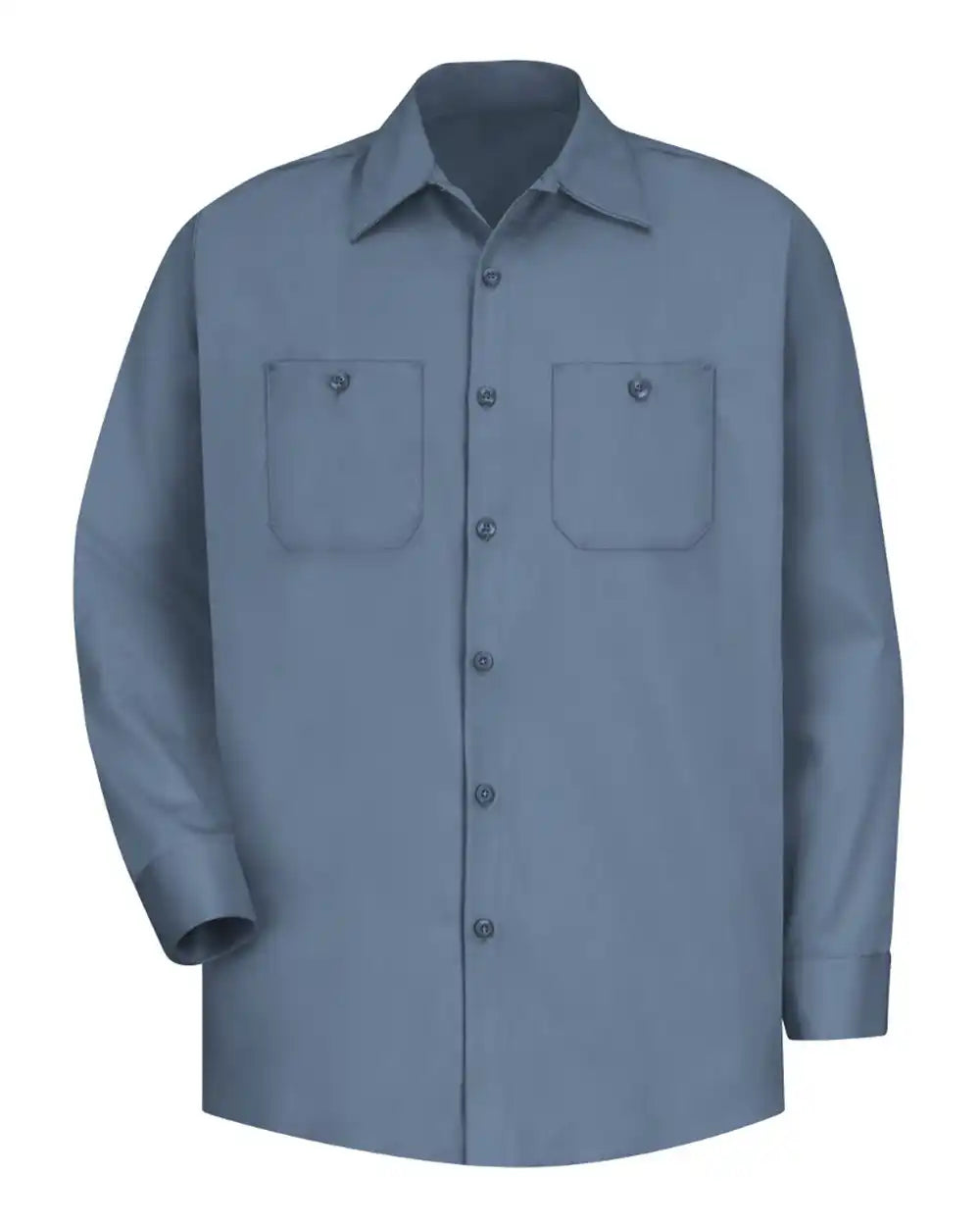 Red Kap Sc30 Cotton Long Sleeve Uniform Shirt - Postman Blue - s