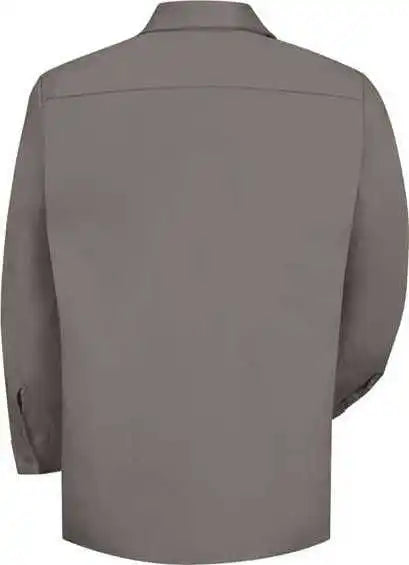 Red Kap Sc30l Long Sleeve Uniform Shirt Size Graphite Gray