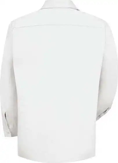 Red Kap Sc30l Long Sleeve Uniform Shirt Size - White