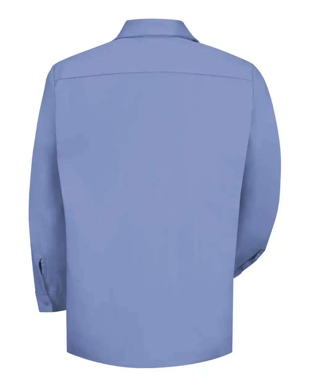 Red Kap Sc30t Cotton Long Sleeve Uniform Shirt - Tall Sizes - Light Blue - m