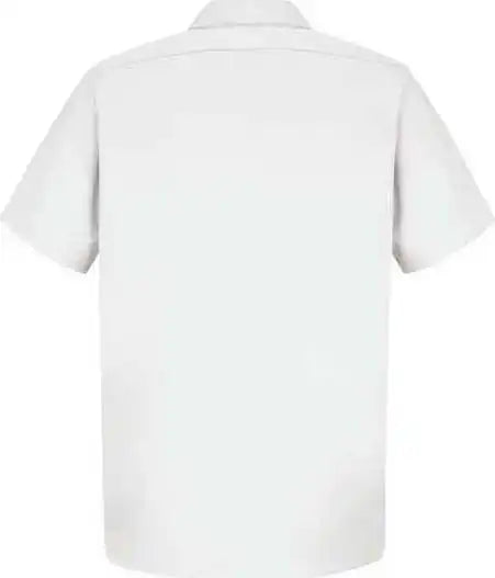 Red Kap Sc40 Cotton Short Sleeve Uniform Shirt White