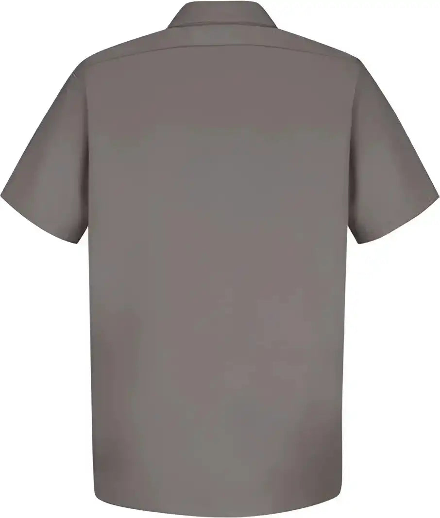 Red Kap Sc40l Short Sleeve Uniform Shirt Tall Sizes Graphite Gray