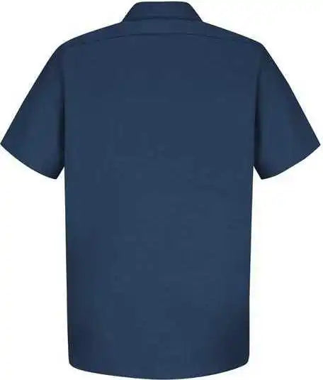 Red Kap Sc40l Short Sleeve Uniform Shirt Tall Sizes Navy