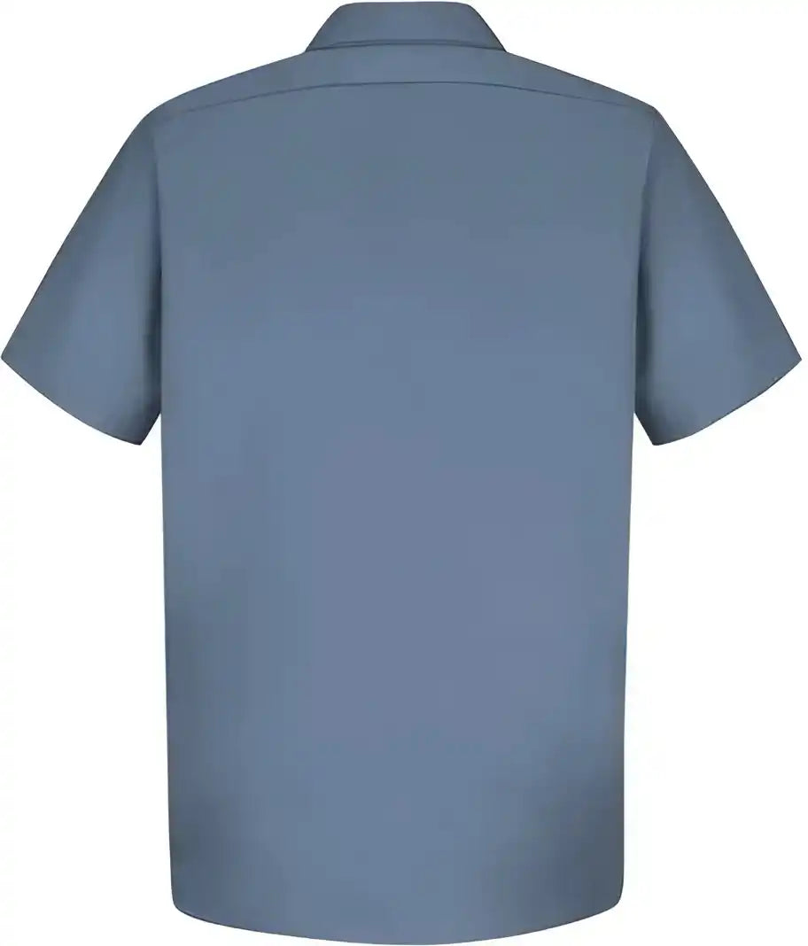 Red Kap Sc40l Short Sleeve Uniform Shirt Tall Sizes - Postman Blue