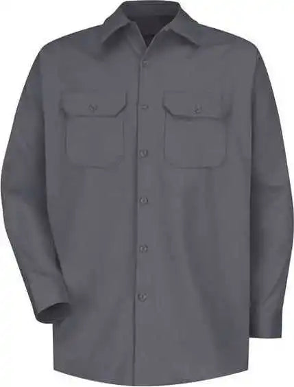 Red Kap Sc70 Deluxe Heavyweight Cotton Shirt - Charcoal