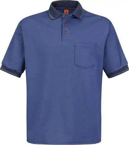 Red Kap Sk52 Performance Knit Twill Shirt Nv Navy Medium Blue