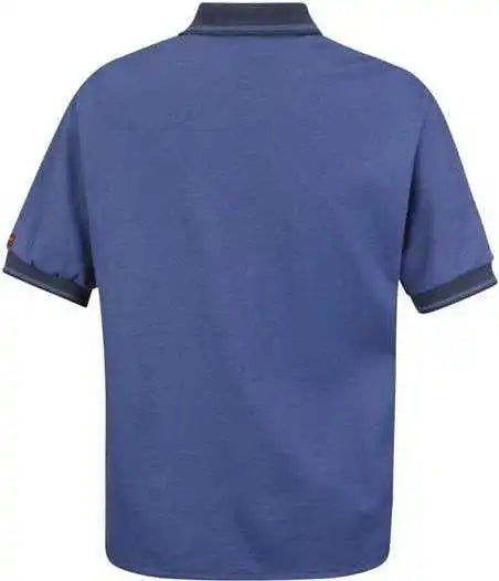 Red Kap Sk52 Performance Knit Twill Shirt Nv Navy Medium Blue