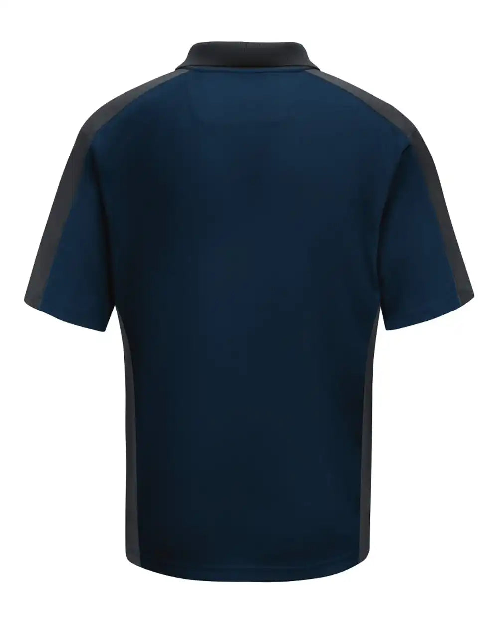 Red Kap Sk54 Short Sleeve Performance Knit Two Tone Polo - Navy Charcoal - Navy/ / s