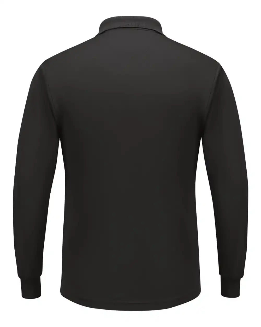Red Kap Sk6l Long Sleeve Performance Knit Polo - Black - s