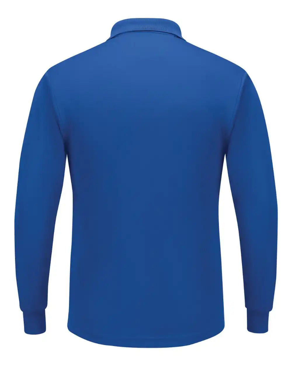 Red Kap Sk6l Long Sleeve Performance Knit Polo - Royal Blue - s