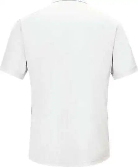 Red Kap Sk74 Short Sleeve Performance Knit Gripper-front Polo - White
