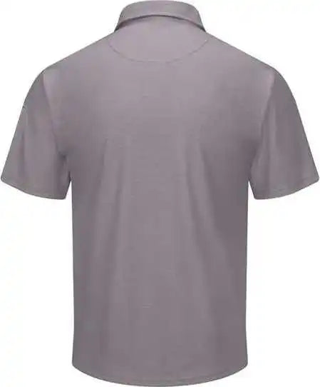 Red Kap Sk90 Performance Knit Flex Series Pro Polo Gray