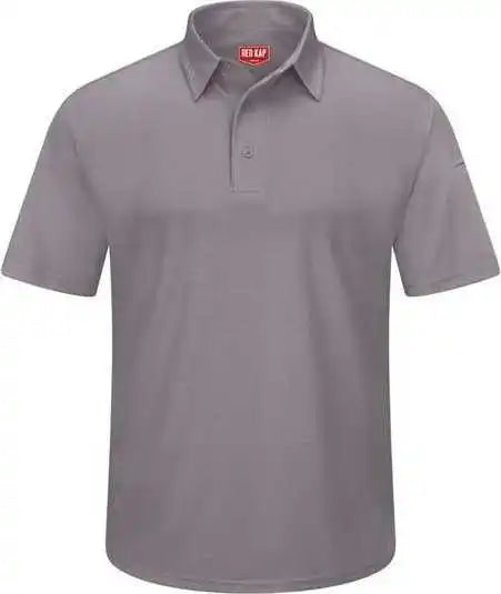 Red Kap Sk90 Performance Knit Flex Series Pro Polo Gray