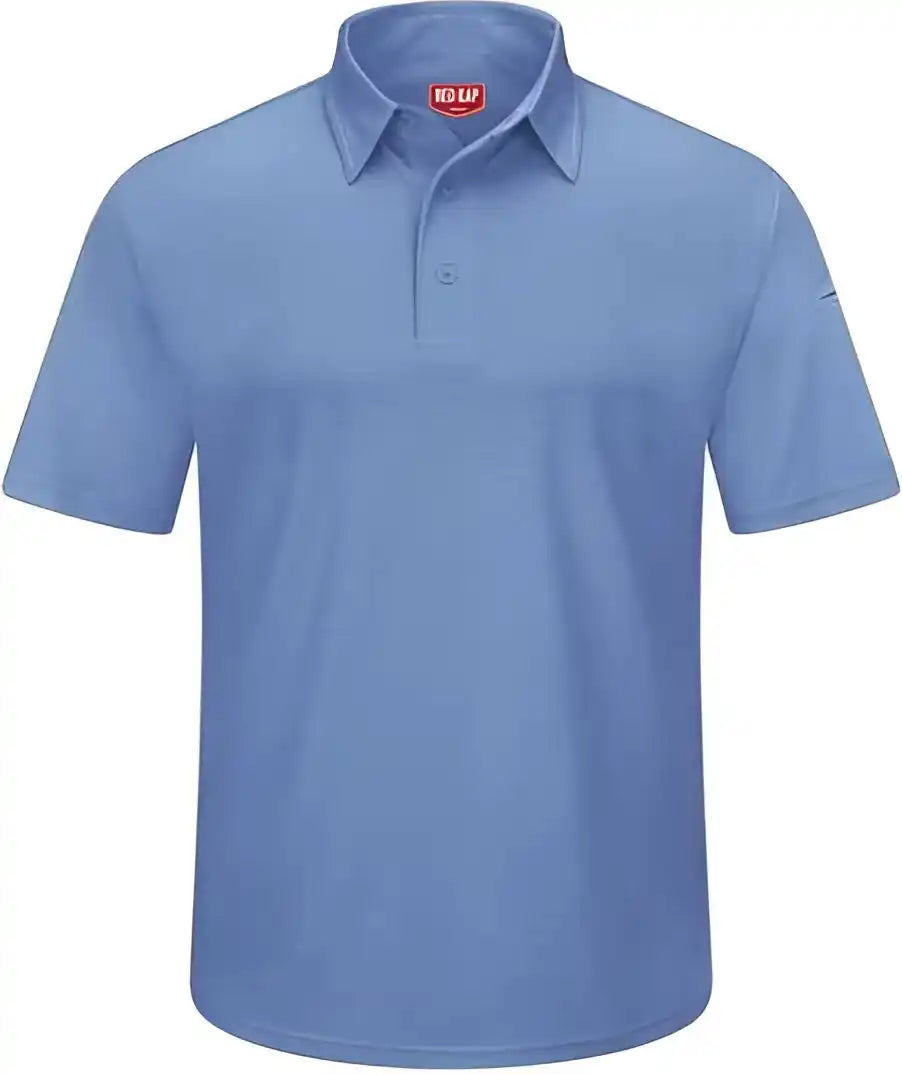 Red Kap Sk90 Performance Knit Flex Series Pro Polo Medium Blue
