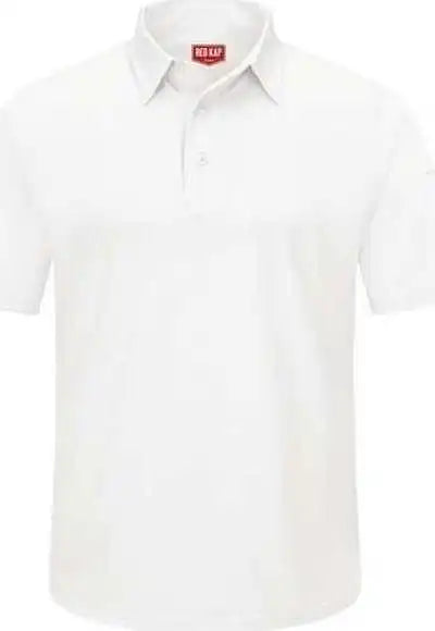 Red Kap Sk90 Performance Knit Flex Series Pro Polo White
