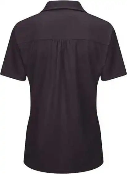Red Kap Sk91 Women’s Performance Knit Flex Series Pro Polo Black