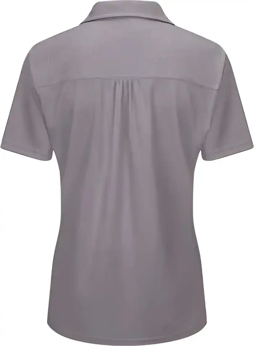 Red Kap Sk91 Women’s Performance Knit Flex Series Pro Polo Gray