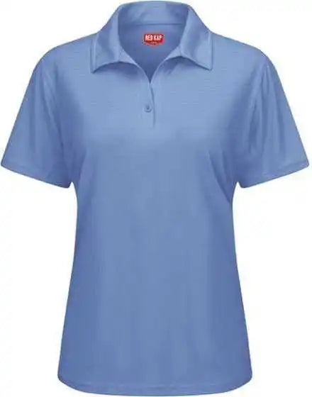 Red Kap Sk91 Women’s Performance Knit Flex Series Pro Polo Medium Blue