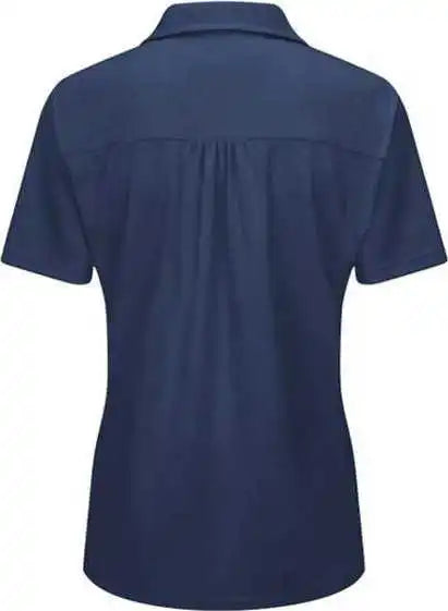 Red Kap Sk91 Women’s Performance Knit Flex Series Pro Polo Navy