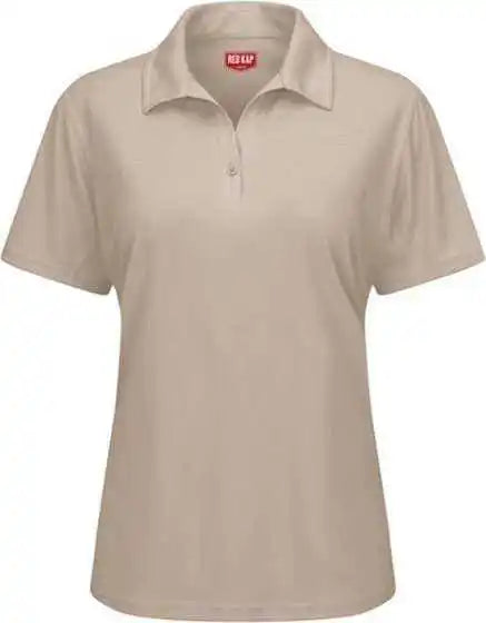 Red Kap Sk91 Women’s Performance Knit Flex Series Pro Polo - Tan